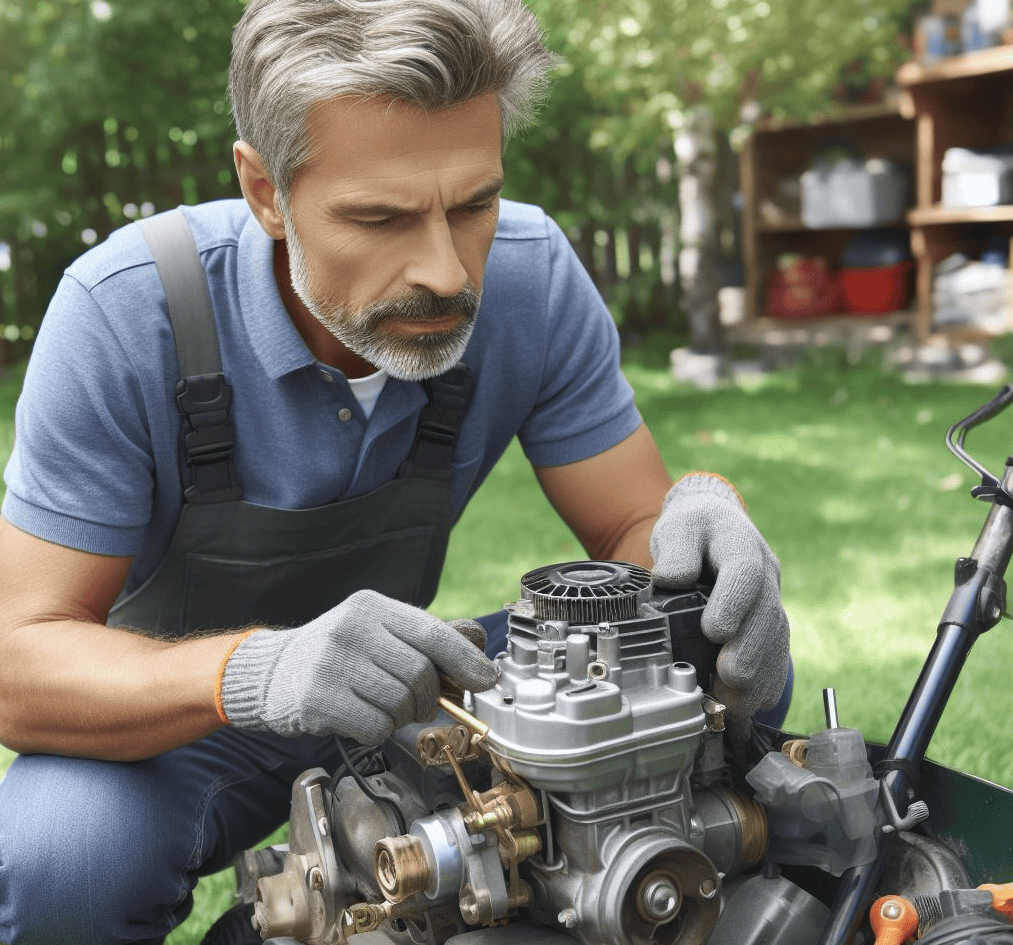 how to clean a lawn mower carburetor