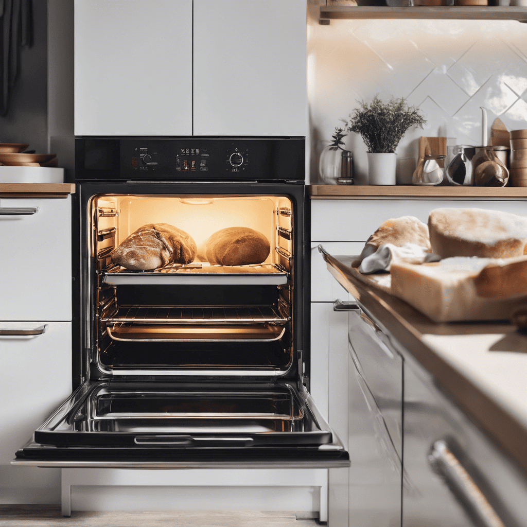 Sparkling Oven After Cleansing