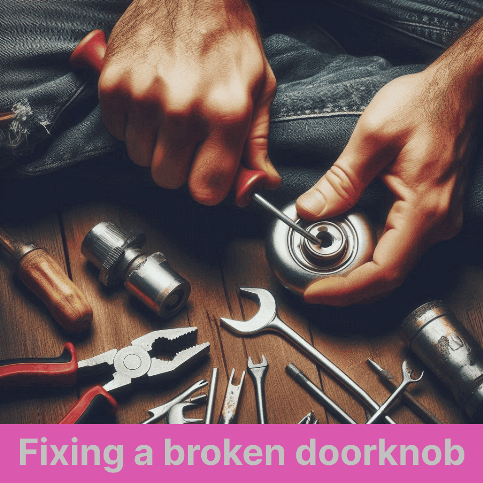 Fixing a broken doorknob