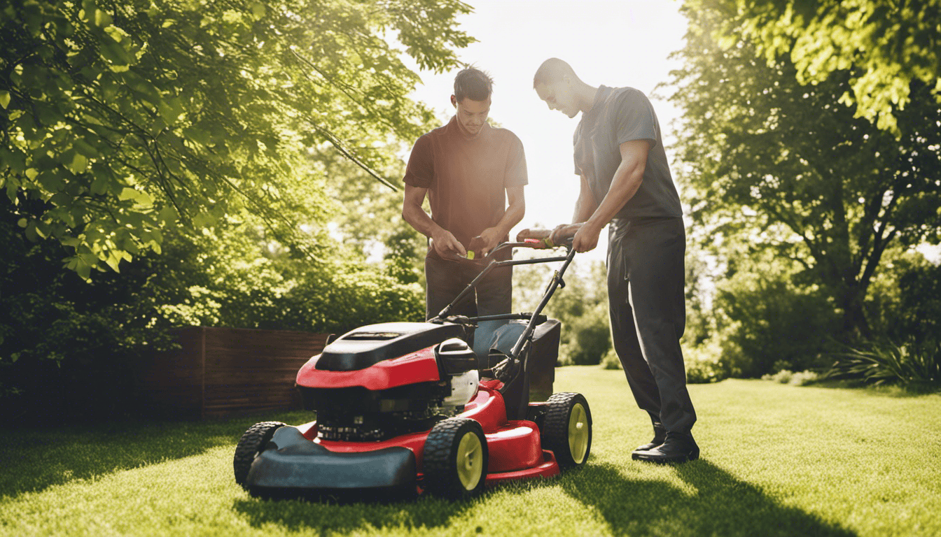 troubleshooting a faulty lawn mower