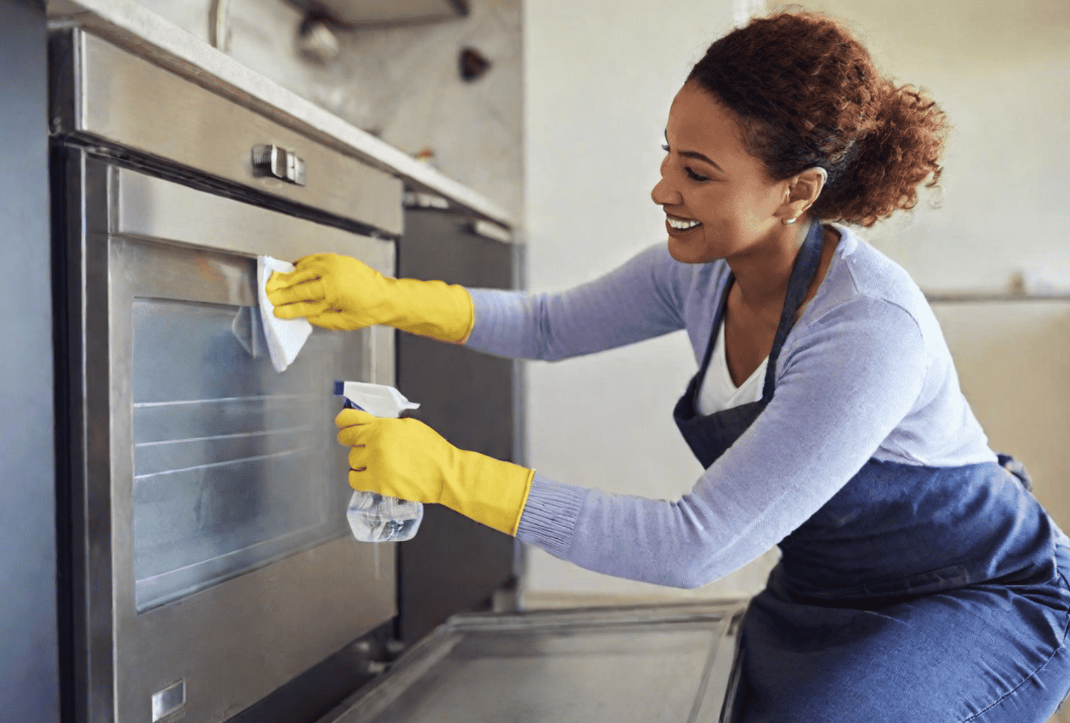 Clean the Oven Door