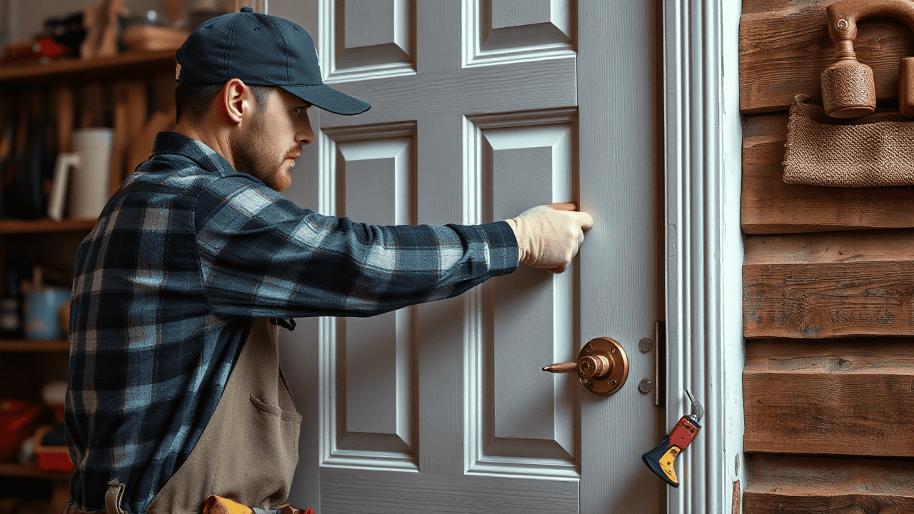 fixing a door that squeaks